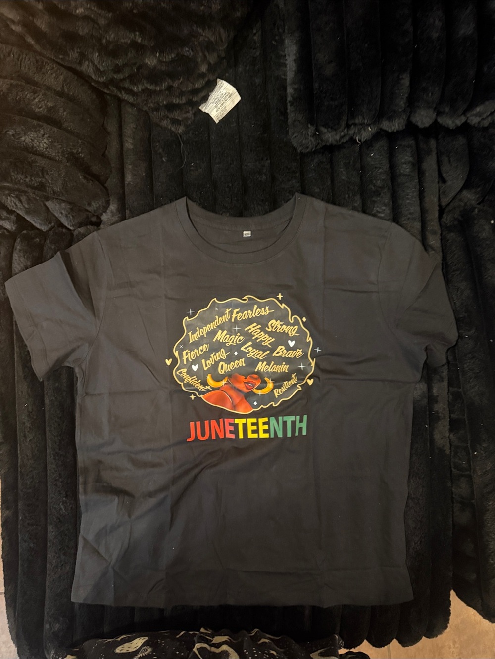 Juneteenth Graphic Short Sleeve Tee - Black